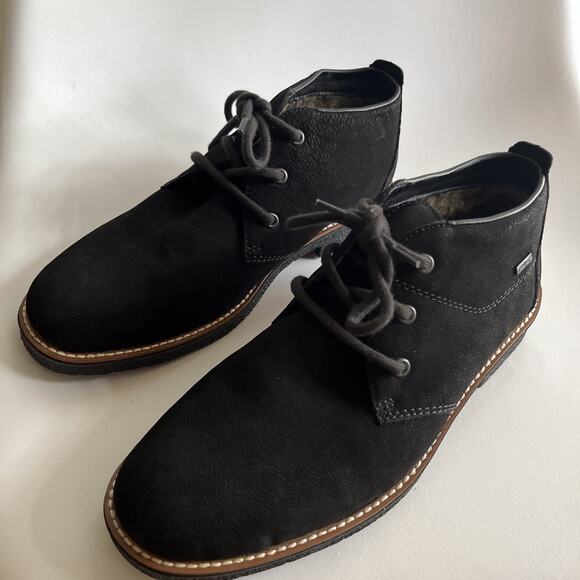 Men\'s Rieker Black Desert Chukka Boots Size 40 Fleece Lined main image 15